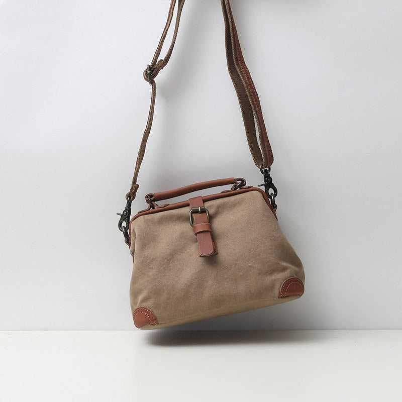 Retro forest women's canvas bag