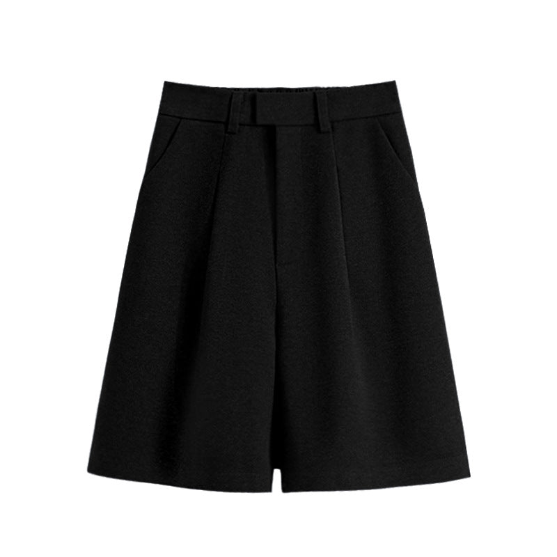 Outerwear High-Waisted Wool Cropped Trousers