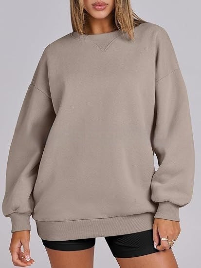 Dame Sweater Uld Rund Hals Pullover Top