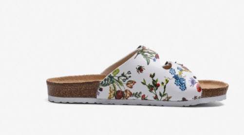 Flip-flops, cork beach, Korean style flip-flops, couple leather sandals and slippers