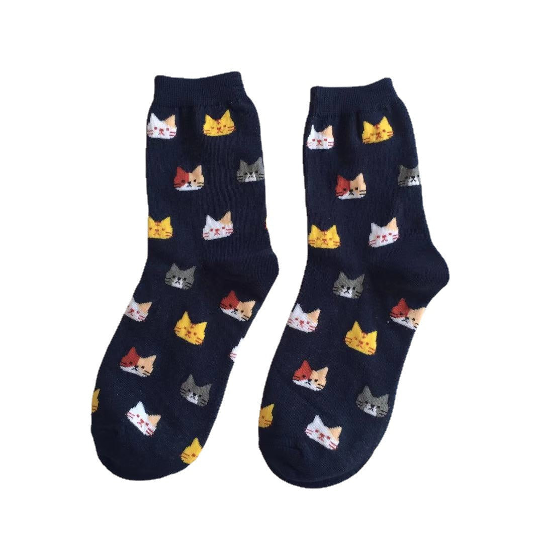 Women's Cartoon Cotton Socks