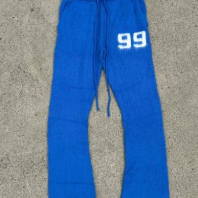 American Style Fashion Street Hip Hop Style Trousers Alphabet Embroidery Sweatpants