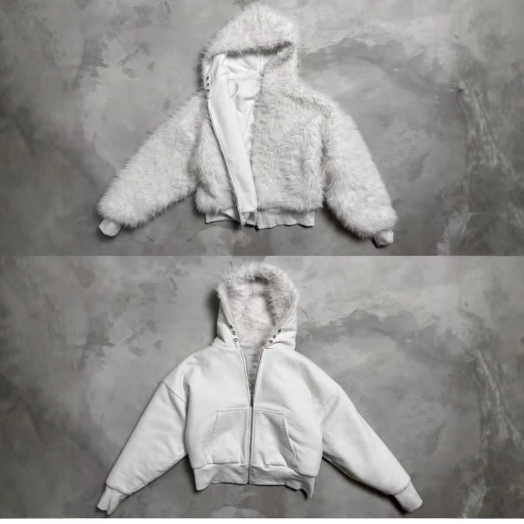 Men's Fashion Casual Double-sided Hooded Jacket