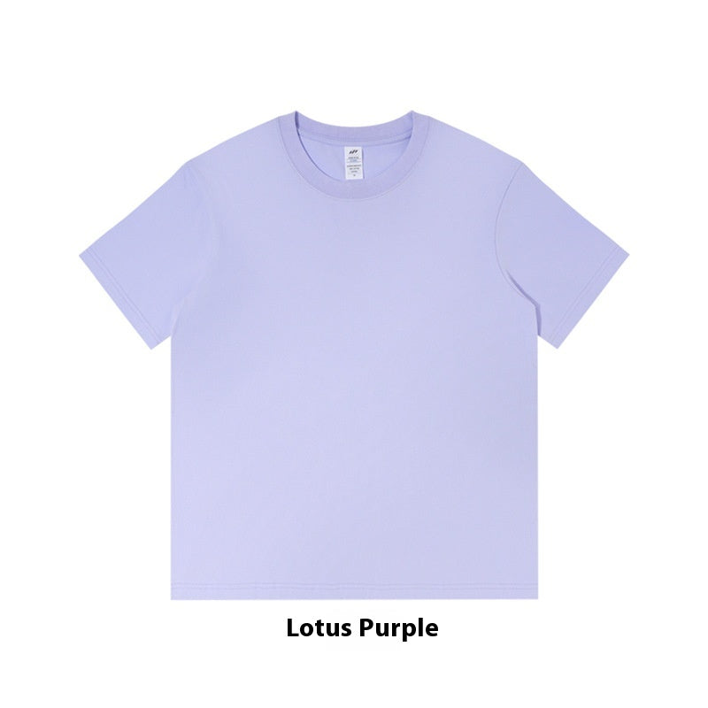 Cotton Heavy Round Neck Cultural T-shirt Advertising Shirt