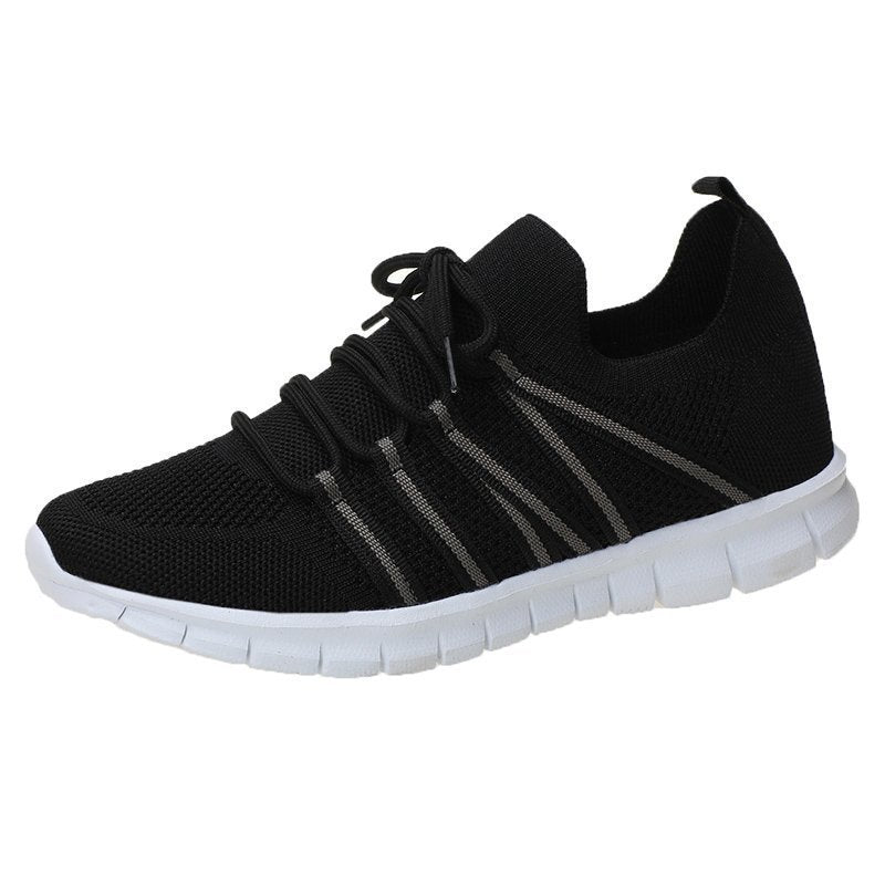Large Size Women's Shoes Breathable Sports Laces Casual Running Women's Shoes