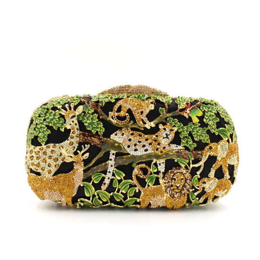 Oliedråbe diamantclutch