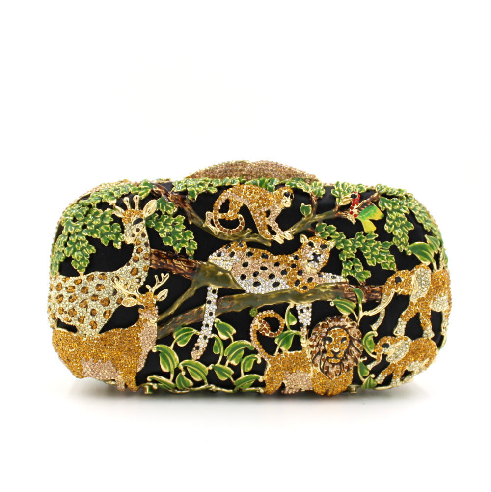 Oliedråbe diamantclutch