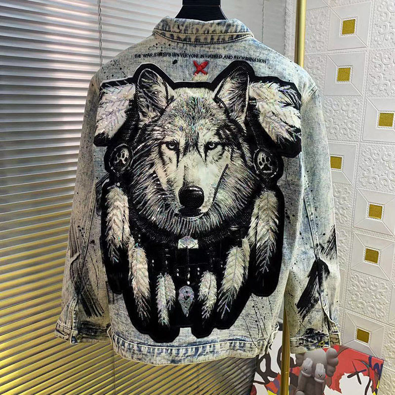 Fashionable Personalized Embroidered Jacket For Men