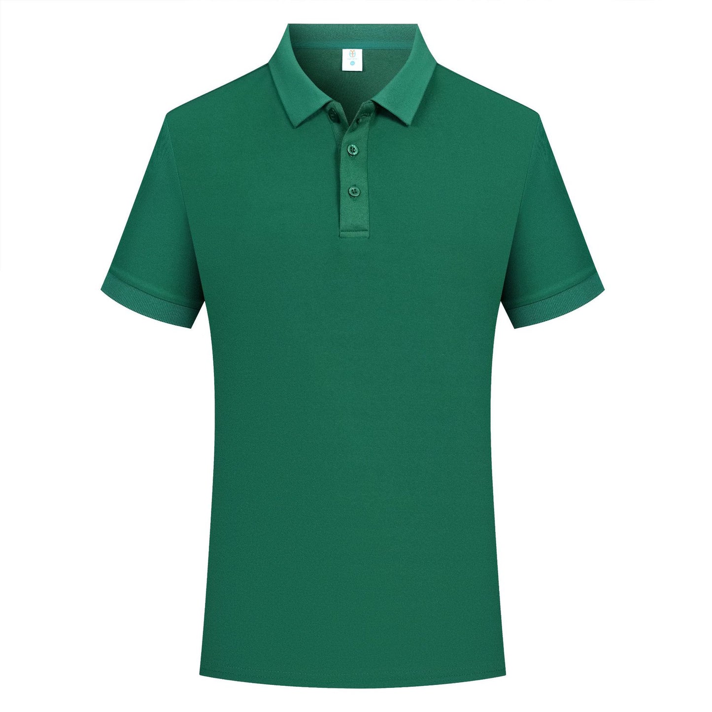 Solid Color Polo Shirt Ice Silk Lapel Short Sleeve