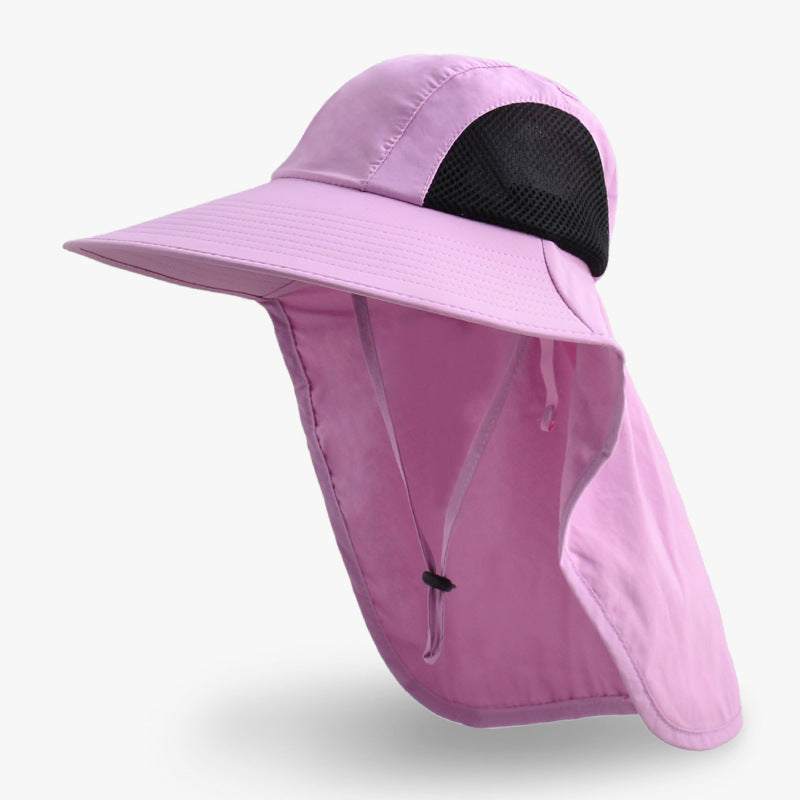 Mesh Breathable Big Brim Summer Outdoor Sunshade Sun Protection Hat Children