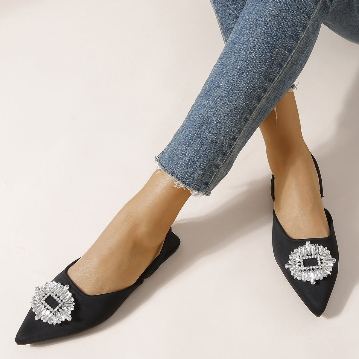 Baotou Half Slippers Female European Beauty