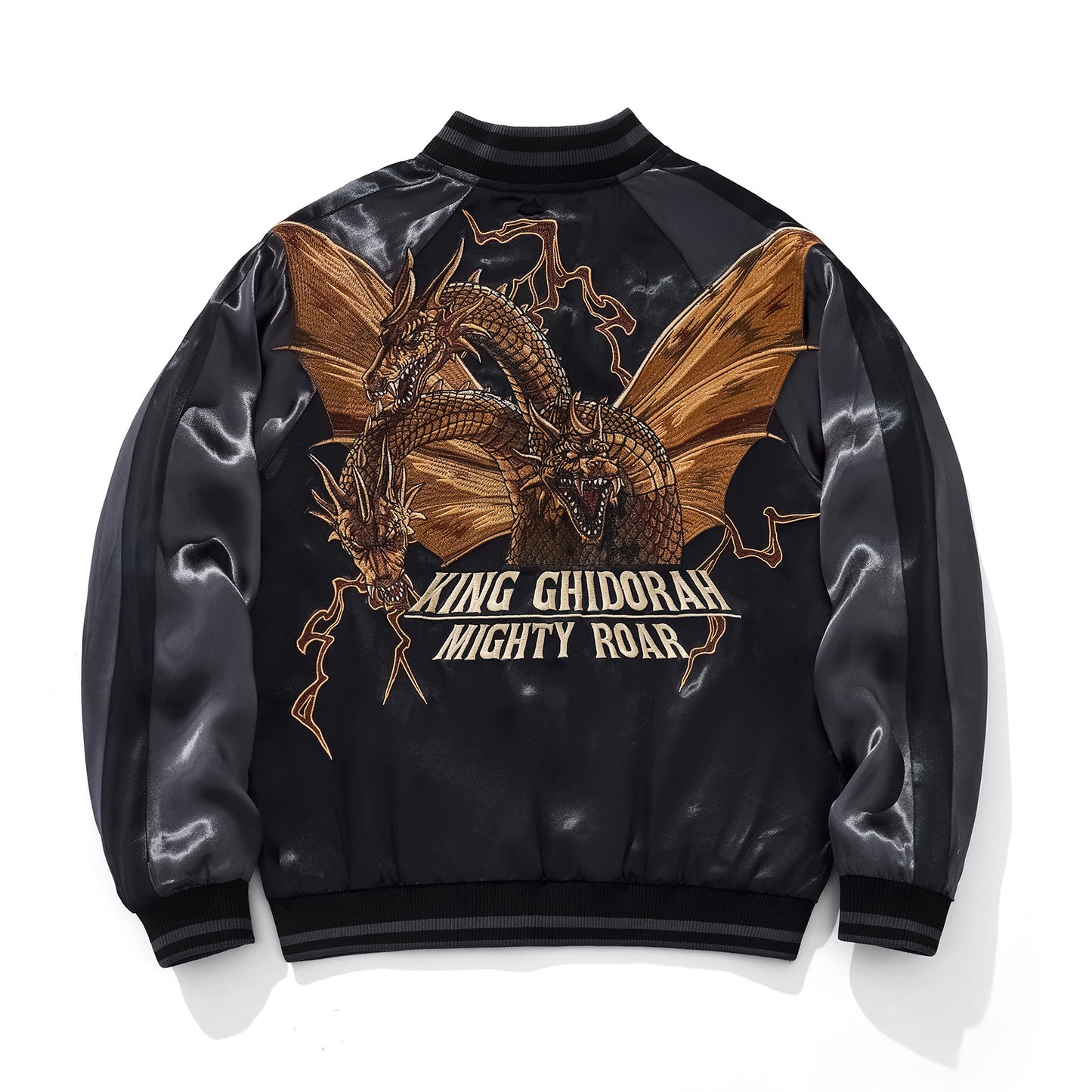 Mens Loose Fit Polyester Embroidered Chinese Style Jacket