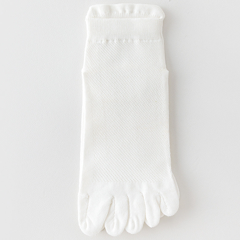 Unisex Summer Thin Mesh Five-toe Socks