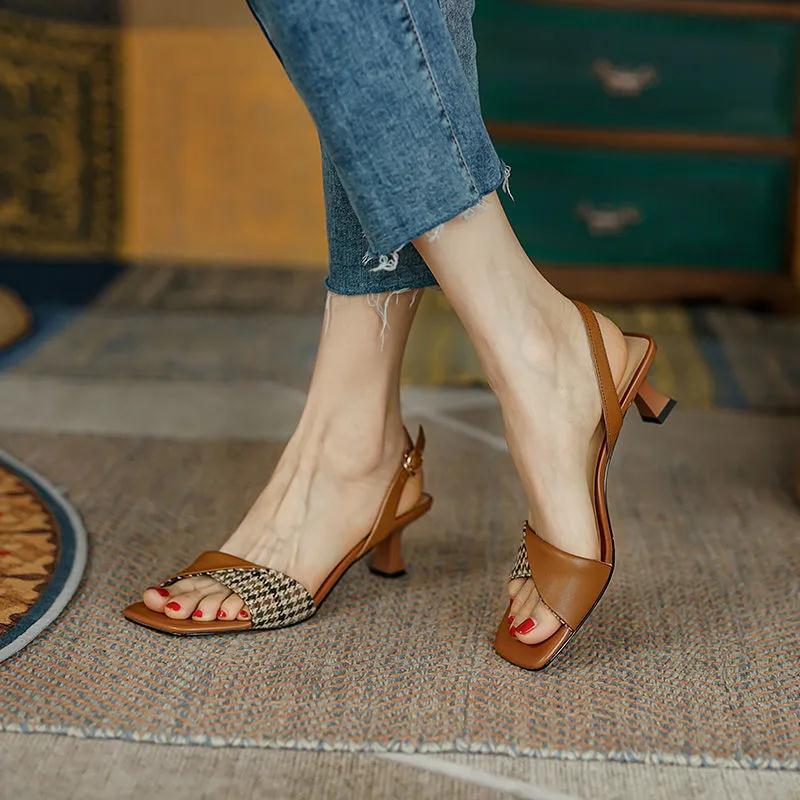 Square Toe Fashion Women's Shoes