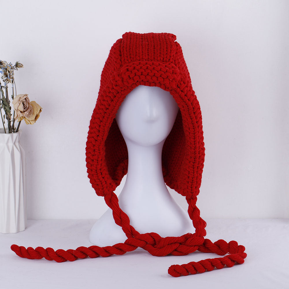 Loose Slouchy Cloak Knit Hat Solid