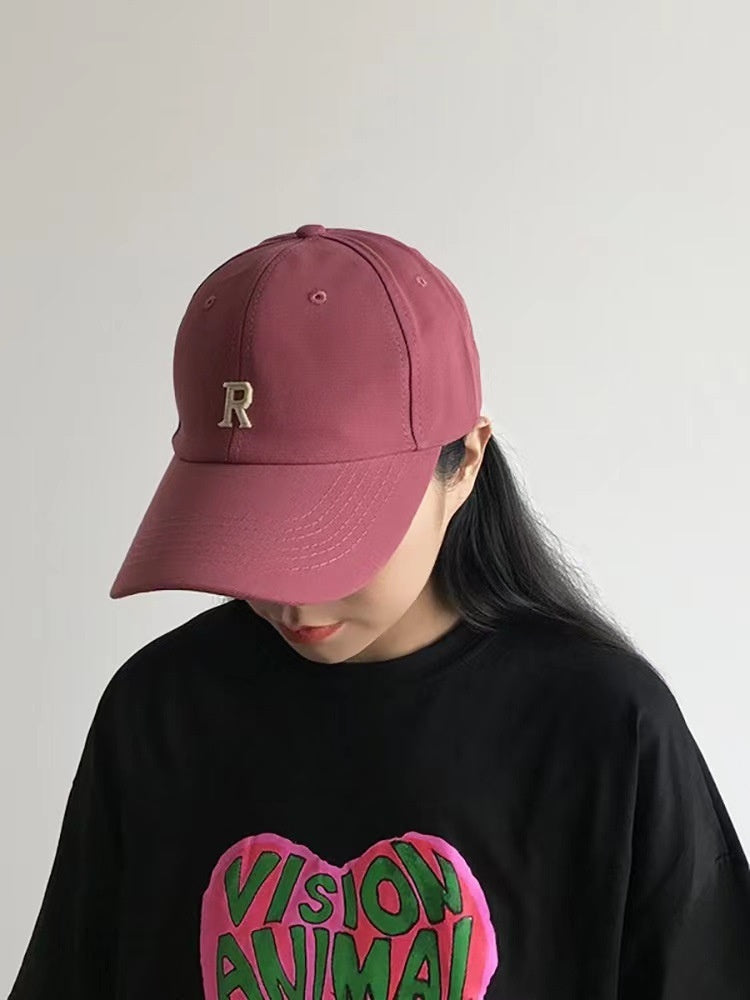 Color White Hat Female RaspberryBaseball Cap