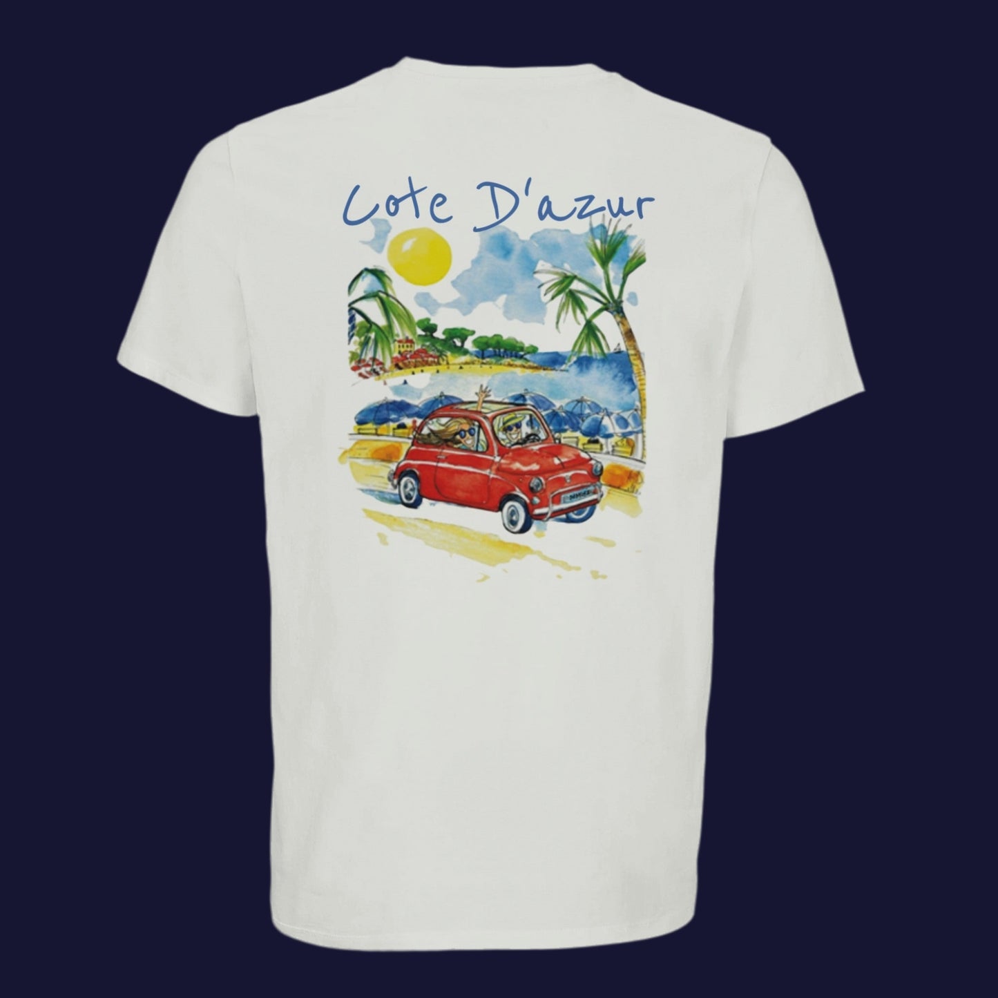 Summer Loose Short Sleeves T-shirt Men's And Women's Round Neck
