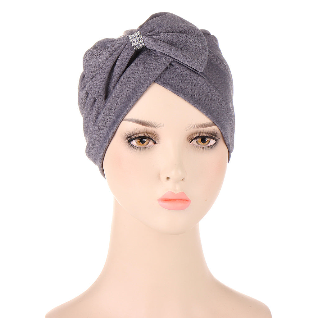 Tangled Bow Fashion Bandana Hat Forehead Cross