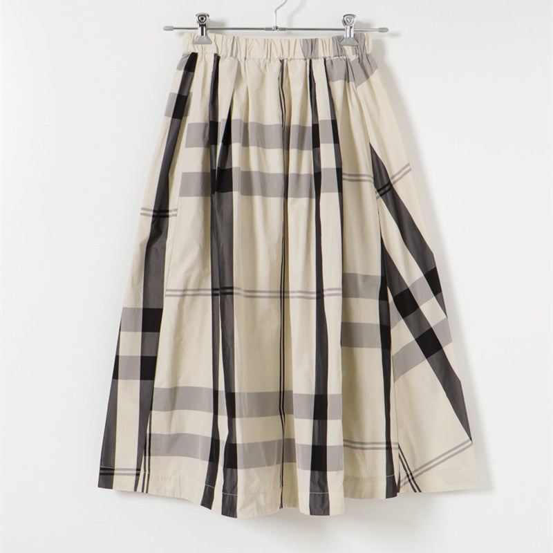 Women's Fashion Artistic Loose Cotton And Linen Skirt