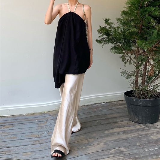 Straight All-matching Wide Leg Trousers