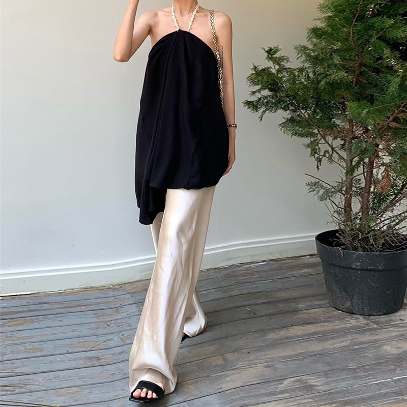 Straight All-matching Wide Leg Trousers