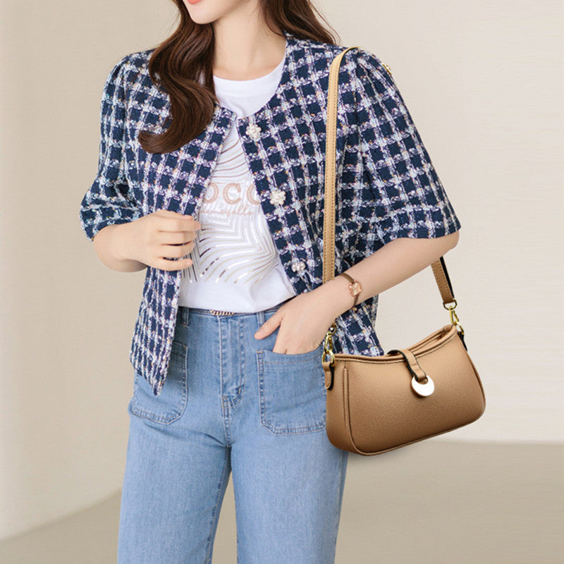 Simple Fashion Special-interest Saddle Crossbody Bag
