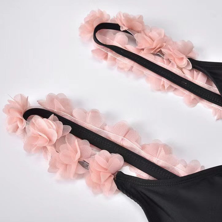 Badedragt til kvinder Ét stykke bikini blonde skulderstrop