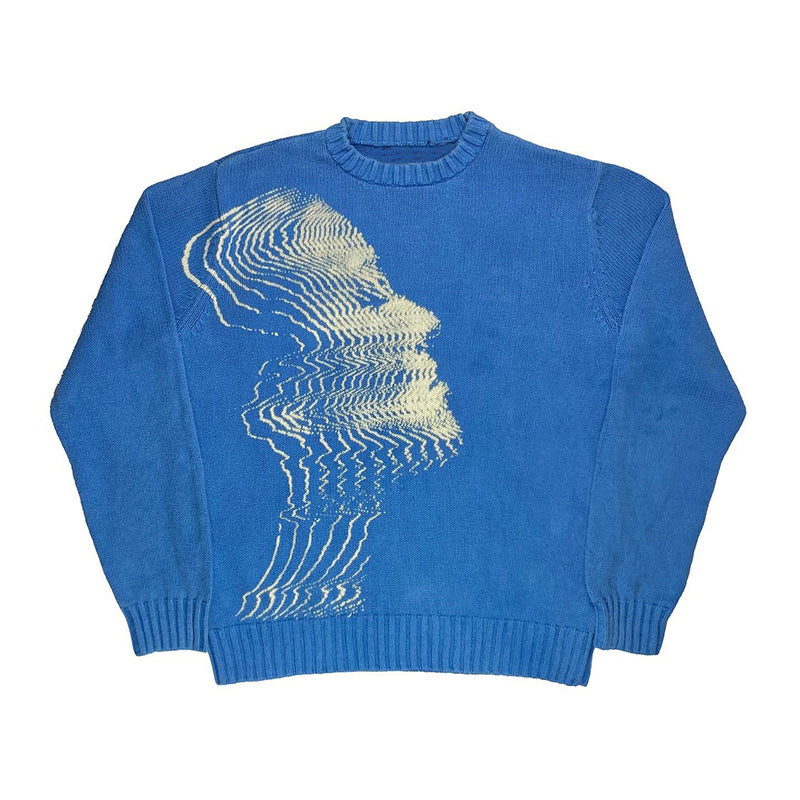 Løs pullover Indvendigt tøj Overtøj Strikvarer Sweater