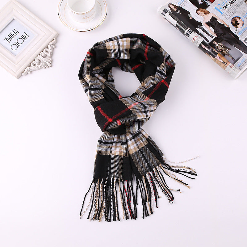 Men's European and American British style fashion bib scarf