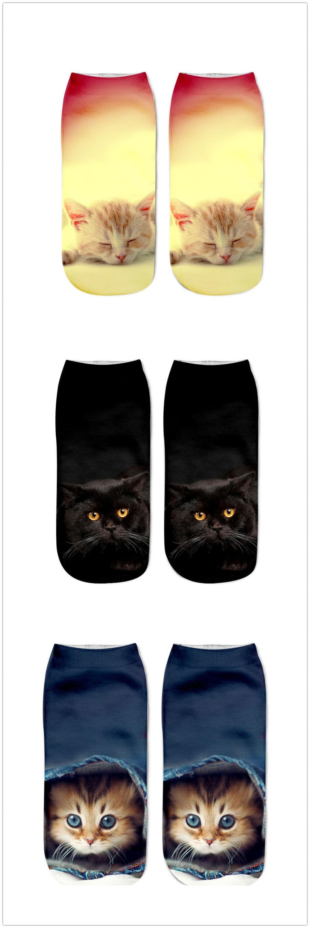Various Cat Socks