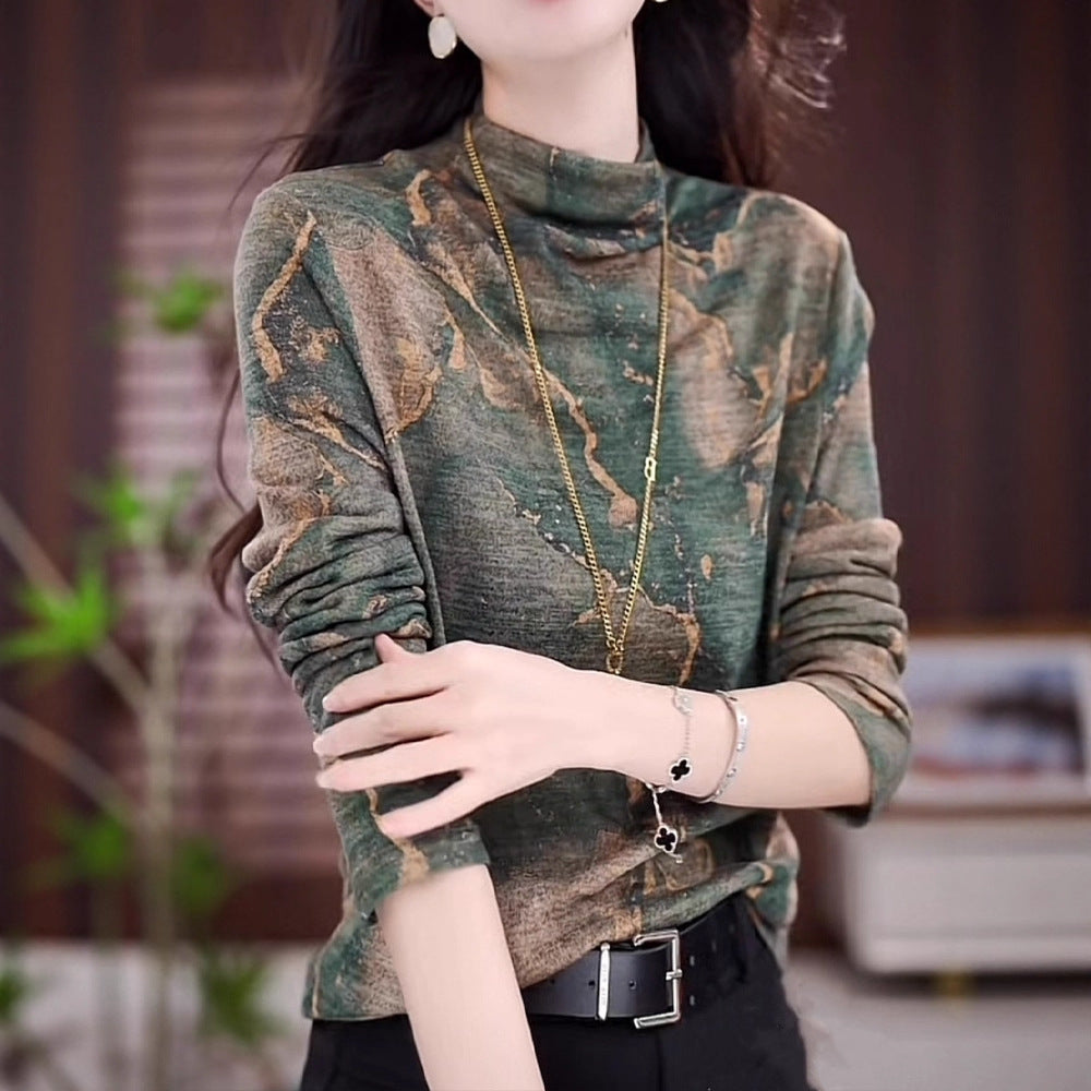 High-end Sophisticated Printed Blouseunique And Stylish Top
