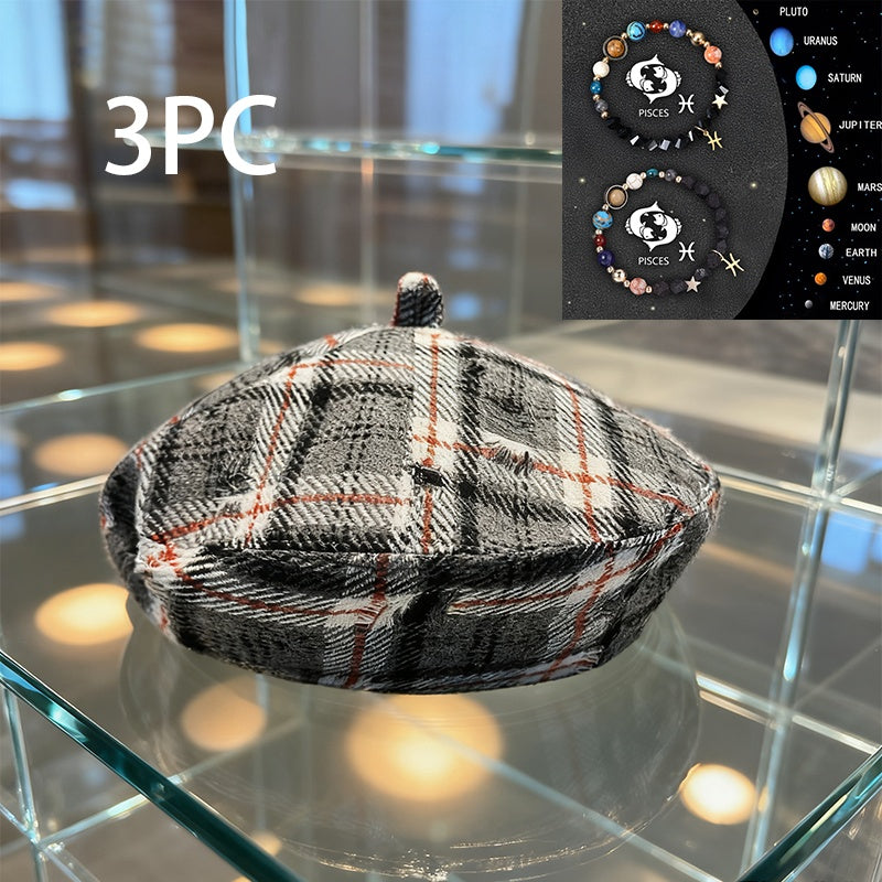 British-style Casual Painter Hat That Is Versatile And Can Show Off Your Face