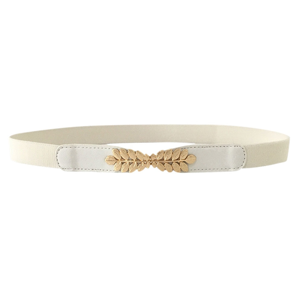 Leaf elastic elastic fashion all match belt