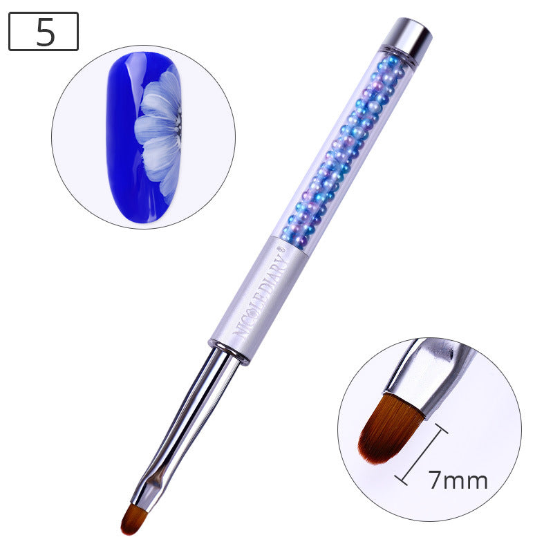 NICOLE Diary UV Nail Brush Tool Set