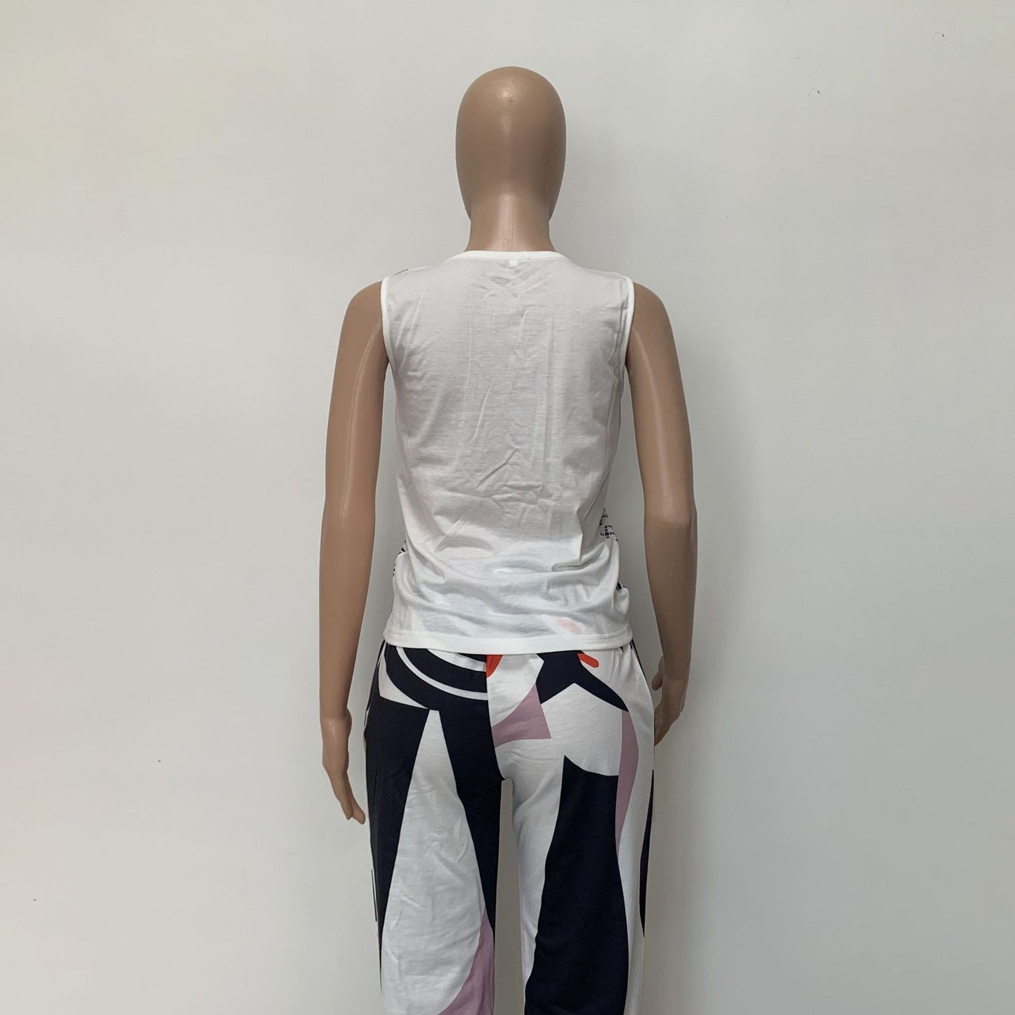 Printed Casual Tank Top Sleeveless T Shirt