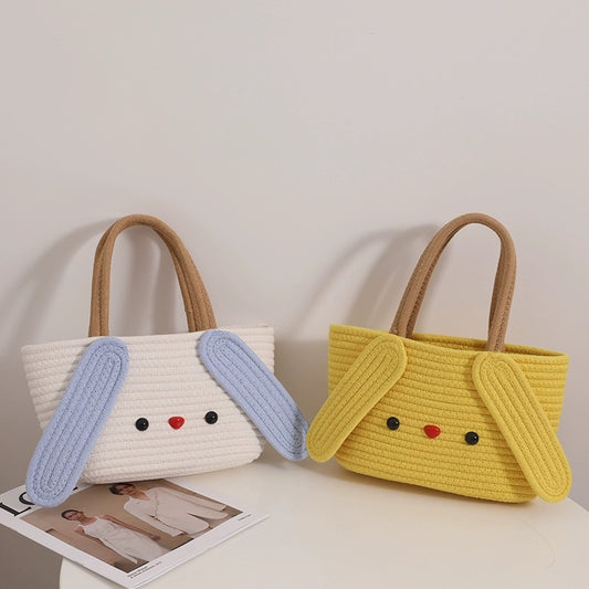 Handbag Cartoon Hand-carrying Knitting