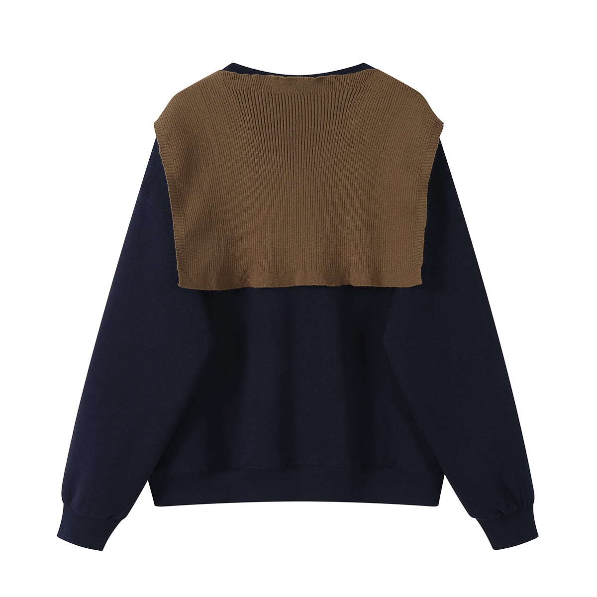 Round Neck Loose Sweatshirt Coat Women's Top
