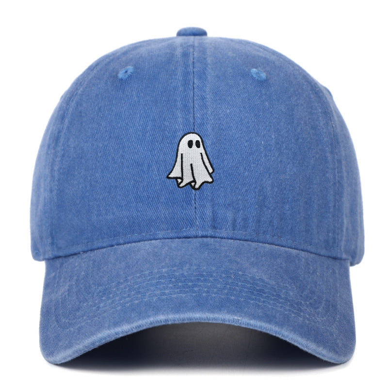 Washed Distressed Embroidered Baseball Cap For Casual Outdoor Sports