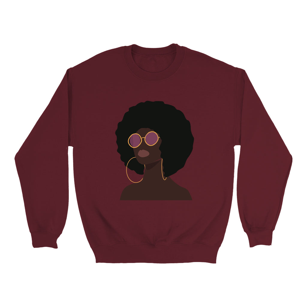 European And American Digital Printed Round Neck Sweatshirt
