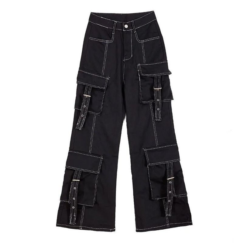 Loose Casual Wide Leg Mop Pants