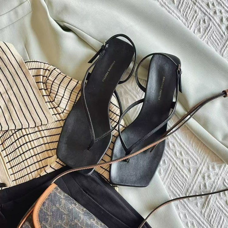 Summer New Flip-flops Stiletto Heel Flip-flops Light