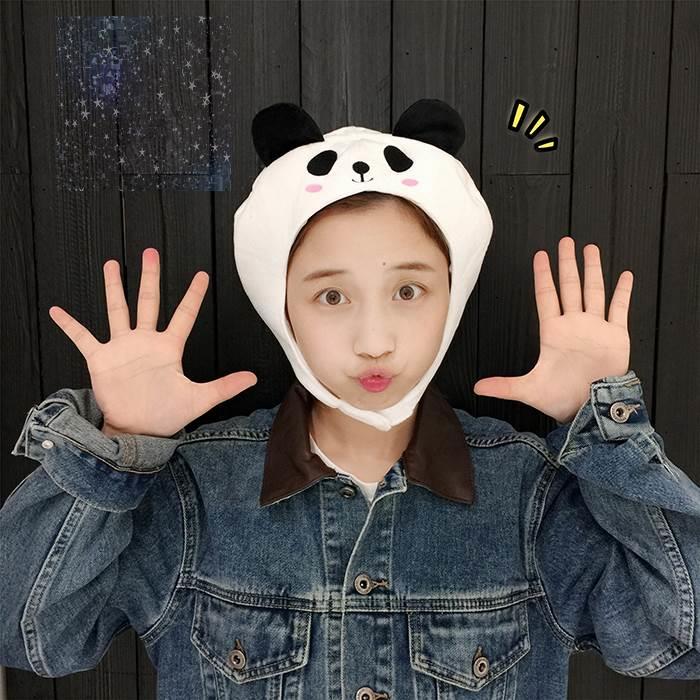 Cute Plush Girl's Heart Photo Props Female Cartoon Rabbit Ears
