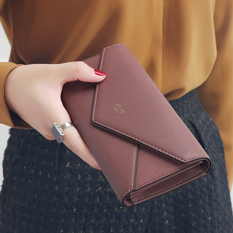 Solid Color Zipper Women's Handbag