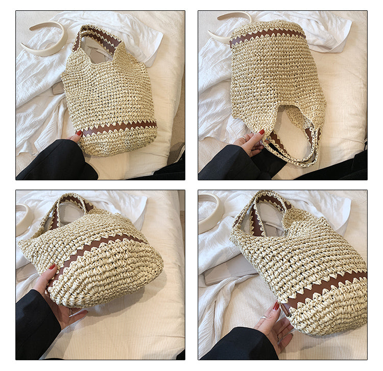 Large Capacity Beach Bag For Seaside Vacation