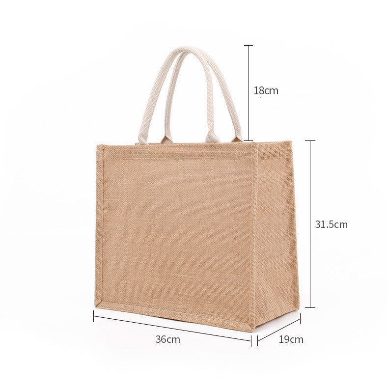 Hemp Bag Blank Diy Hand-painted Jute Environmental Protection
