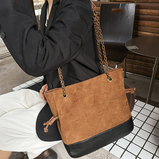 Retro Diamond Chain Underarm Bag Women