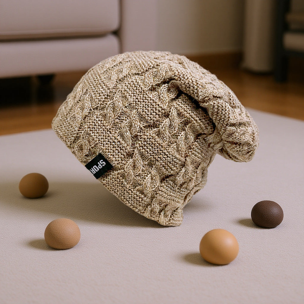 Fashionable Knitted Twist Woolen Cap