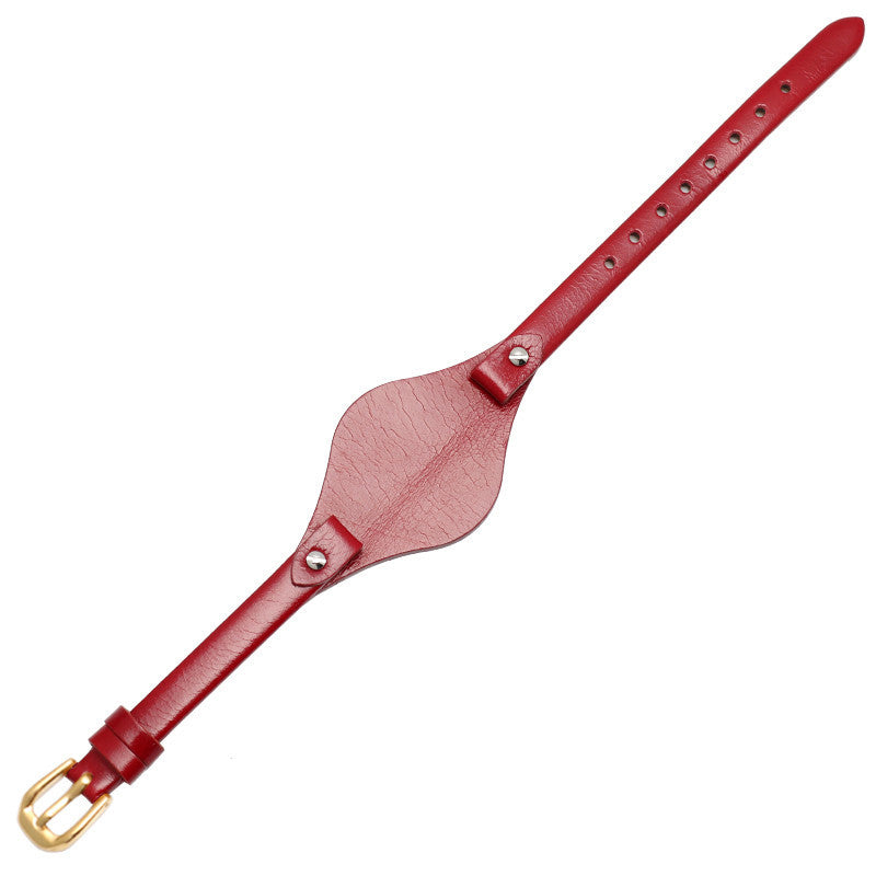 Genuine Cowhide Watch With Female Tray