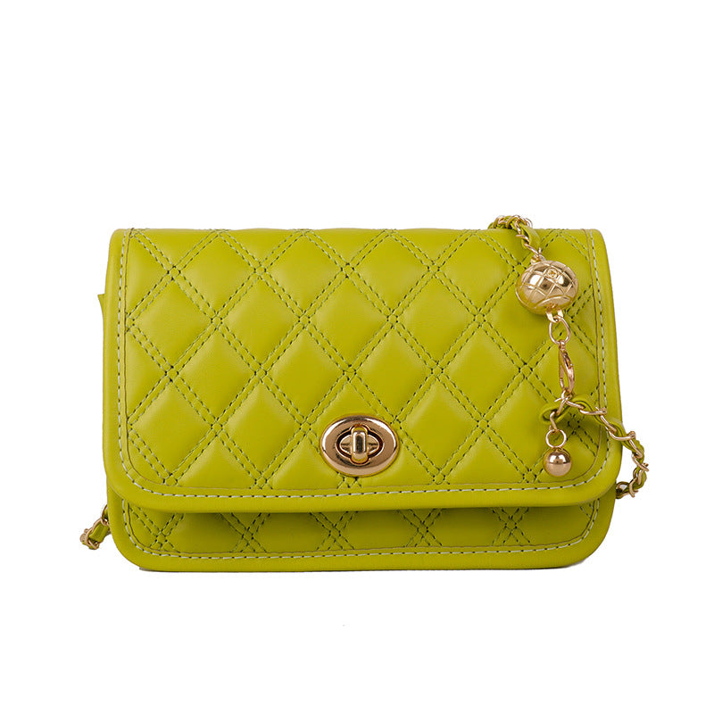 Women's Fashionable And Versatile Texture Shoulder Small Square Bag