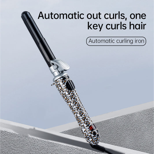 Fully Automatic Leopard Print Hair Curler